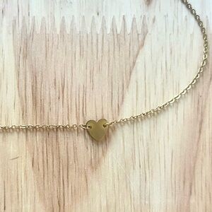 14k gold filled heart necklace